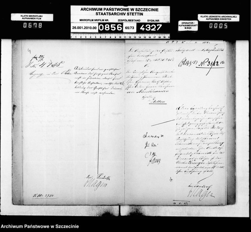 image.from.unit.number "Kontrolle über die Anstellung der Geistlichen in Folge des Gesetzes vom 11. Mai 1873 im Kreise Belgard"