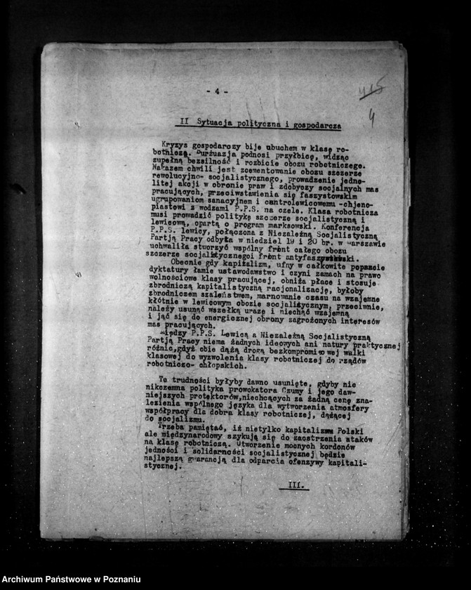 Obraz 8 z jednostki "Sprawozdania sytuacyjne tygodniowe za czas od 2 sierpnia do dnia 30 sierpnia 1930 r. /nr 40-43/"