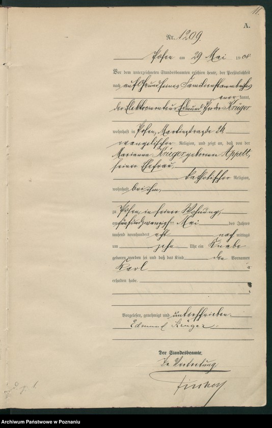 image.from.unit.number "Księga miejscowa urodzeń tom III [Rejestr główny urodzeń]"