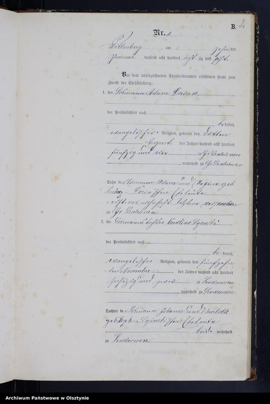 image.from.unit.number "Heiraths-Neben-Register nr 1 - 51"