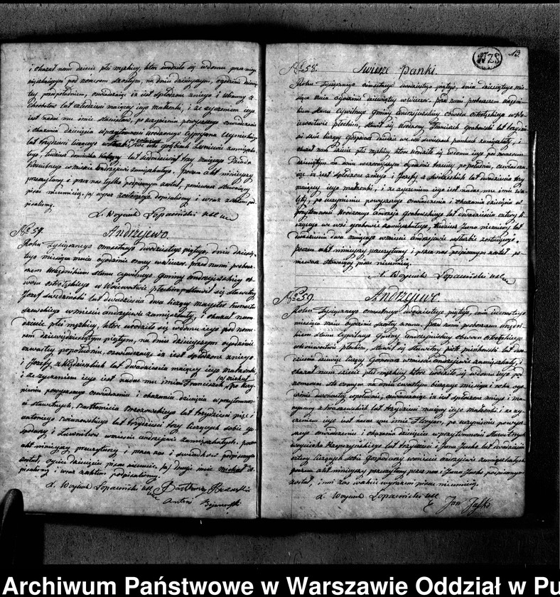 image.from.unit.number "Akta urodzeń, małżeństw, zgonów"