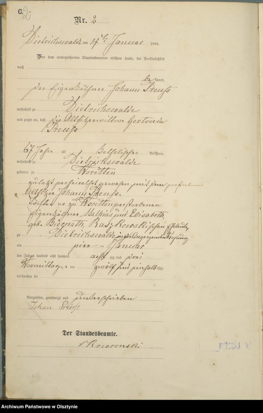 image.from.unit.number "Sterbe-Haupt-Register Nr 1 - 48"