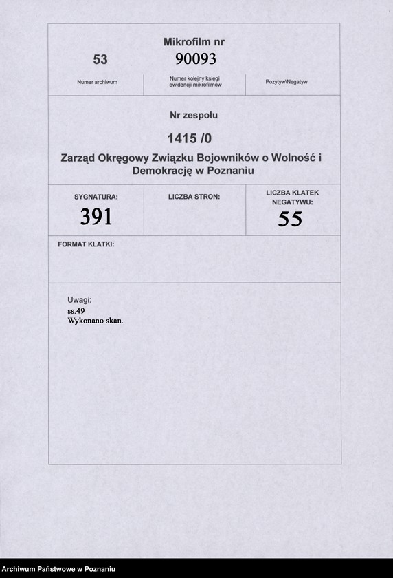 Obraz 5 z jednostki "Relacje i wspomnienia dotyczące powstania wielkopolskiego: 1. Żnin, powiat Żnin, województwo bydgoskie, 2. Żurczyn, powiat Szubin, województwo bydgoskie."