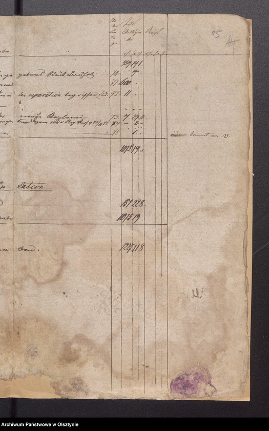 image.from.unit.number "Passenheimsche Stadt Kirchen Rechnung über Einnahme und Ausgabe"