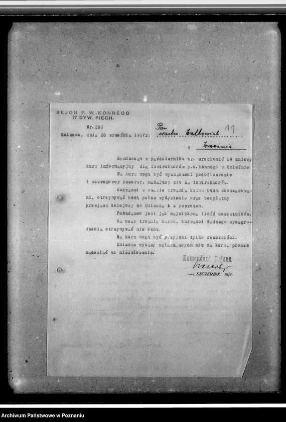 Obraz 15 z jednostki "Korespondencja w sprawach organizacyjno-personalnych"