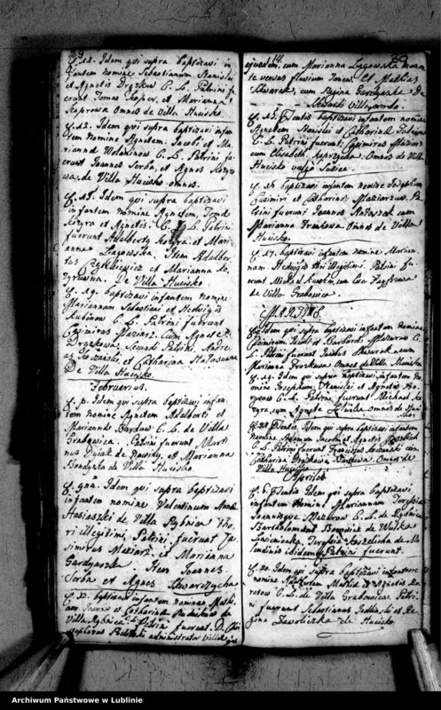 Obraz 18 z jednostki "Liber baptisatorum, copulatorum et mortuorum"