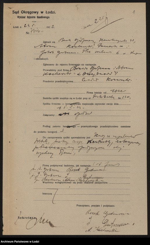 Obraz 3 z jednostki "Bracia Gutman i Kochawski- sprzedaż hurtowa konfekcji damskiej"