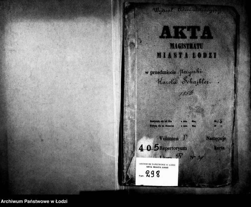 Obraz 5 z jednostki "Akta w przedmiocie pożyczki Karola Scheiblera"
