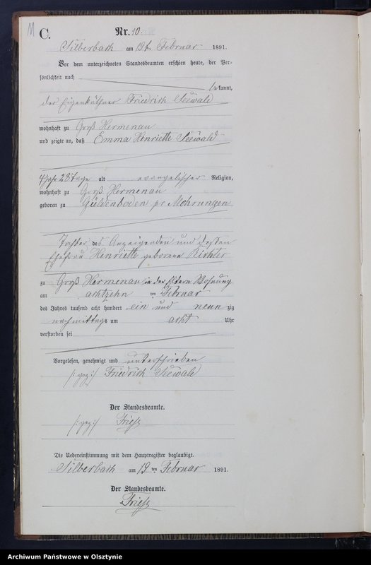 image.from.unit.number "Sterbe-Neben-Register Nr 1 - 59"