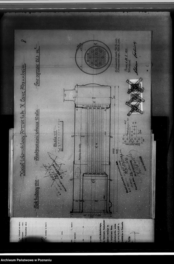 Obraz 12 z jednostki "Tartak w Poniecu pow. gostyński, własność H. Drobiński nr woj. kotła 2497"