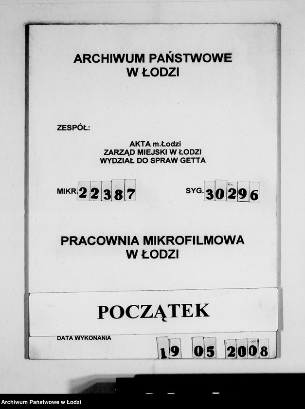 Obraz 1 z jednostki "Nähmaschinen. [Korespondencja w sprawie zakupu, transport i rachunki]"