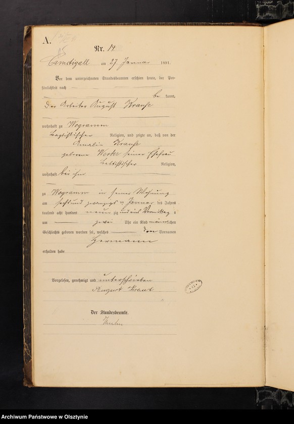 image.from.unit.number "Geburts-Haupt-Register Nr 1 - 180"