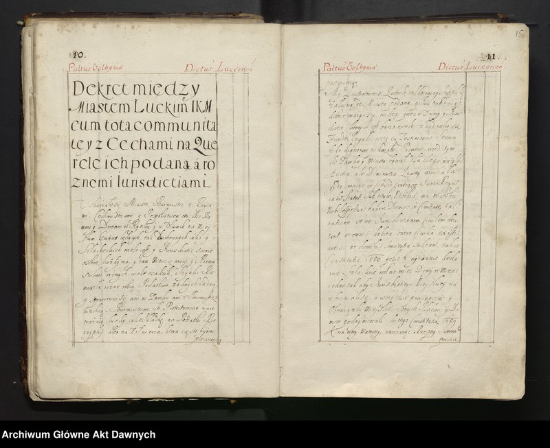 image.from.unit.number ""Lustratia Bonorum RP i Palatinatu Wołhynie (...) 1663 (...) expedita""