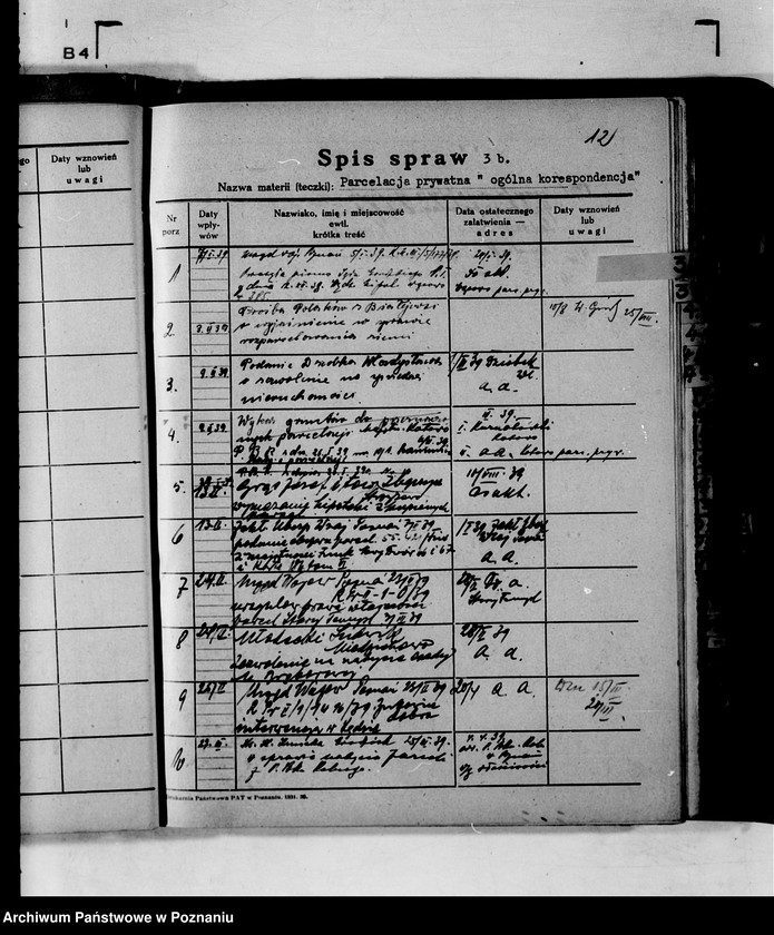 Obraz 16 z jednostki "Spis spraw znak,,R