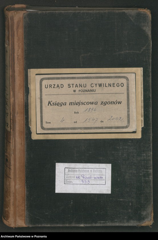 Obraz 2 z jednostki "Księga zgonów t. IV"