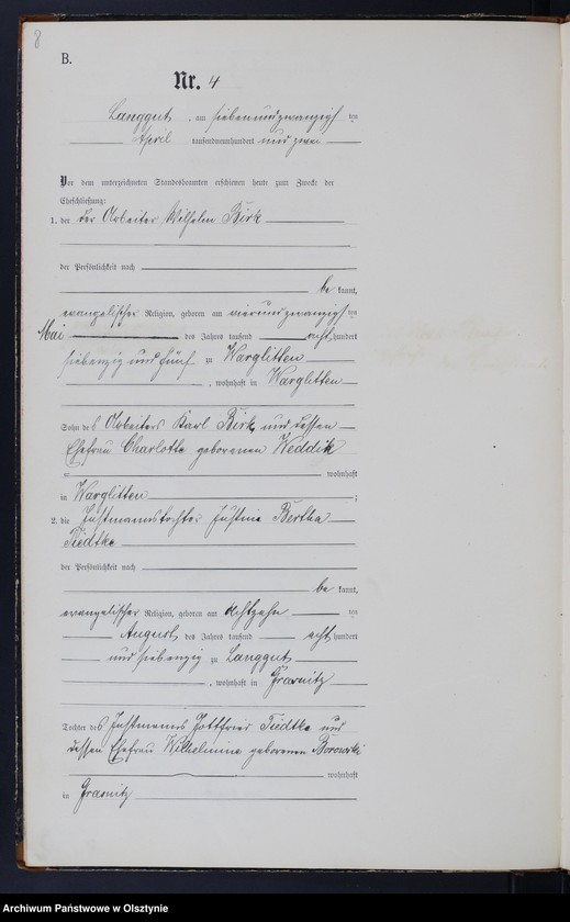 image.from.unit.number "Heiraths-Neben-Register Nr 1 - 14"