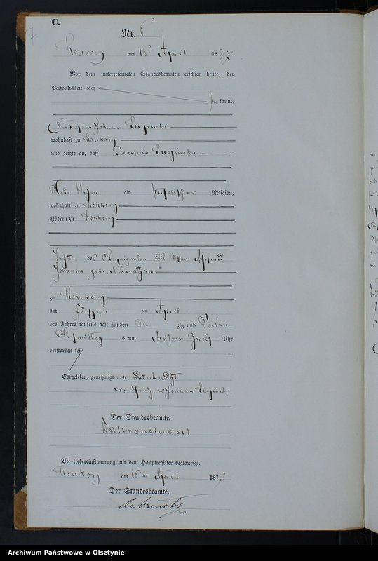 image.from.unit.number "Sterbe-Neben-Register Nr 1 - 51"