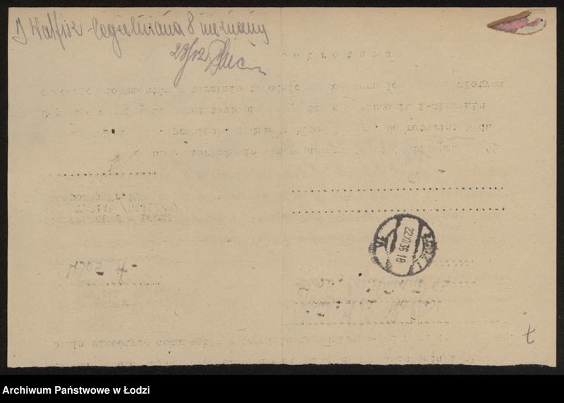 Obraz 9 z jednostki "Icek Walfisz – pośrednictwo handlowe"