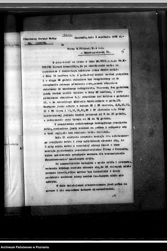 Obraz 9 z jednostki "Statek "Noteć" w Czarnkowie zainstalowanie nowego kotła"