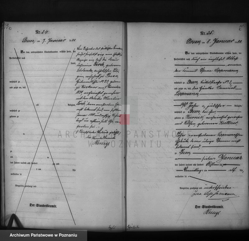 Obraz 19 z jednostki "Księga zgonów t. I"