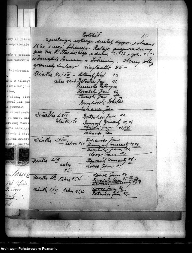 Obraz 14 z jednostki "Majątek Łobżenice powiatu wyrzyskiego wydzielenie zastrzeżonych parcel"