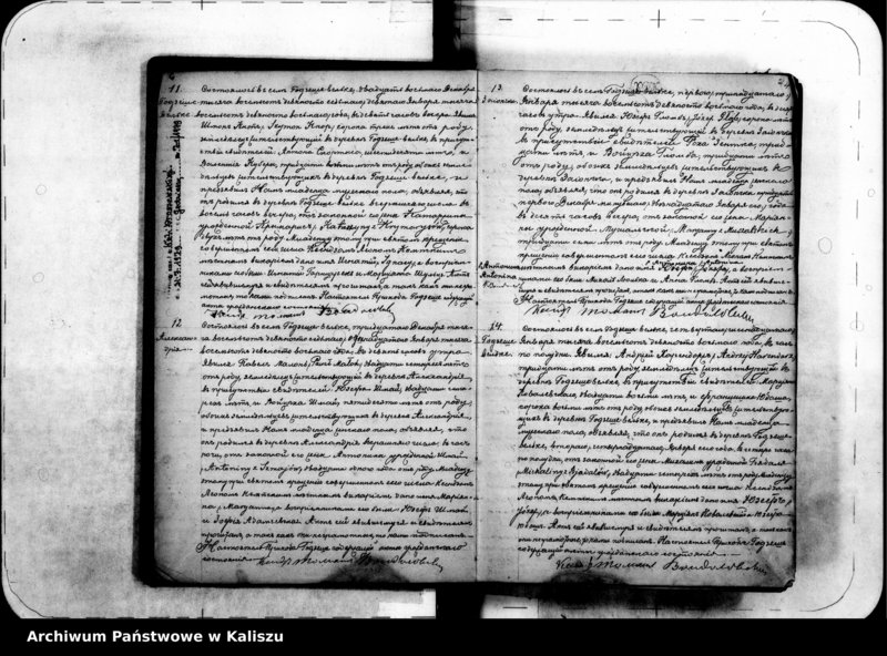 Obraz 13 z jednostki "Duplikat akt urodzeń, małżeństw, zgonów"