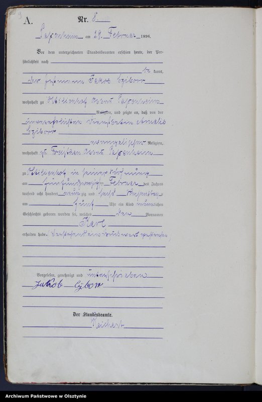 image.from.unit.number "Geburts-Haupt-Register Nr 1 - 87"