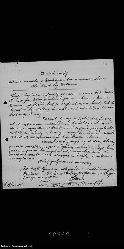 Obraz 8 z jednostki "Komisja do spraw rytualnych"