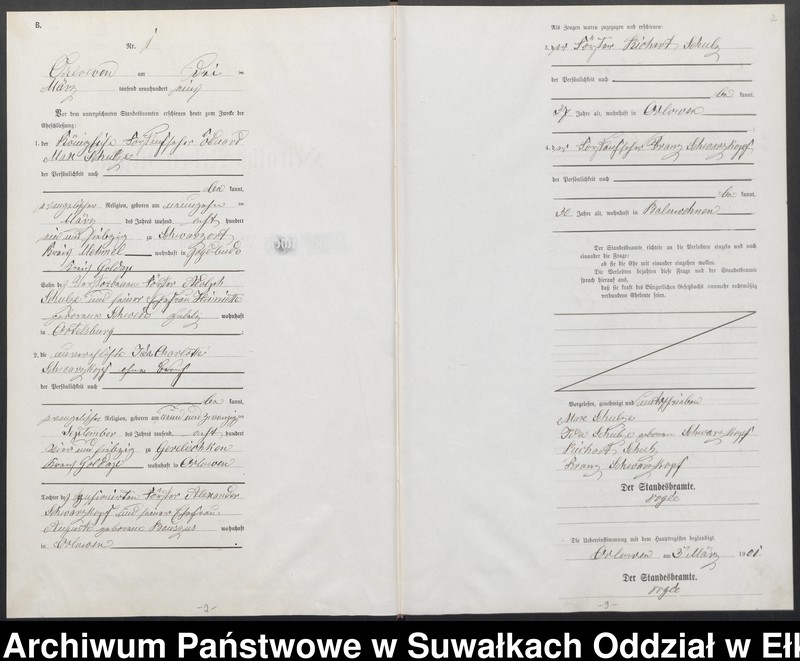 image.from.unit.number "Heiraths-Neben-Register des Preussischen Standes-Amtes Orlowen Kreis Loetzen"