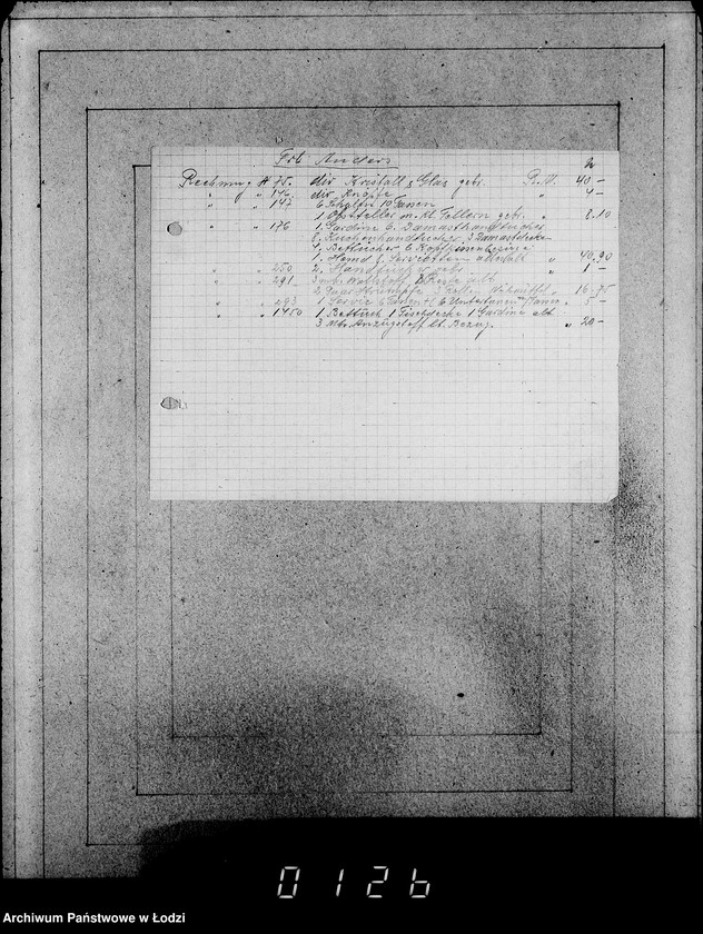 Obraz 6 z jednostki "[Zestawienia rachunków]"