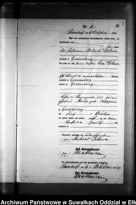 image.from.unit.number "Sterbe-Neben-Register des Preussischen Standes-Amtes Gr. Strengeln Kreis Angerburg"