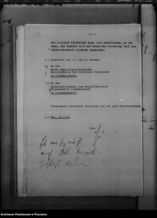 Obraz 17 z jednostki "Verkehr Deutscher mit Polen. Illegitime Ehegemeinschaften zwischen Deutschen und Polen"