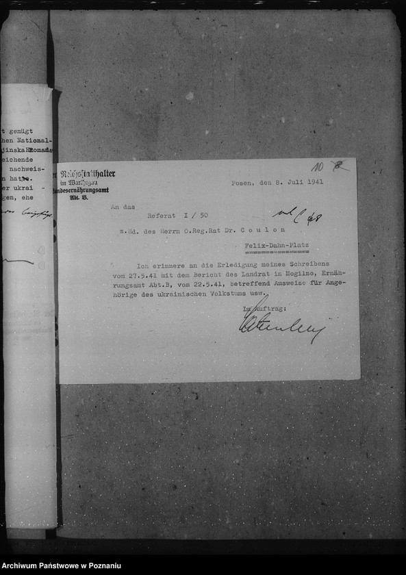 Obraz 14 z jednostki "Lebensmittel, Kleiderkarten, Schulbesuch, vermögensrechtliche Behandlung"