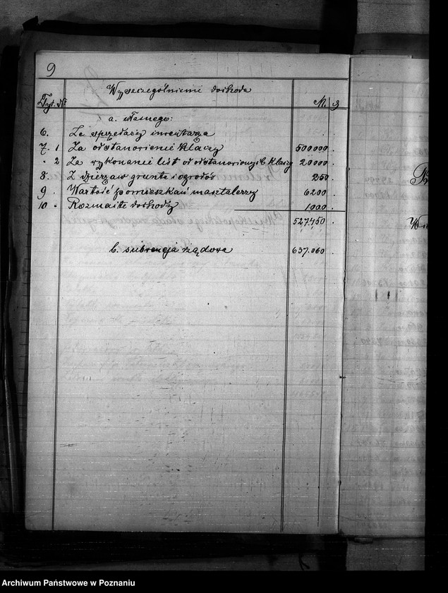 Obraz 13 z jednostki "Budżet Stadnin na rok 1921"