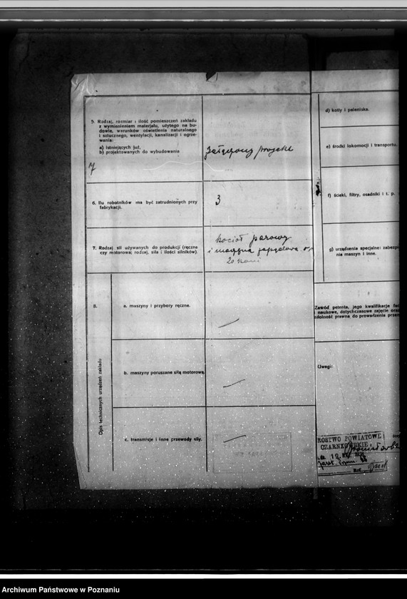 Obraz 11 z jednostki "Gorzelnia A. Prella w Bronisławkach pow. czarnkowski plan budowlany"