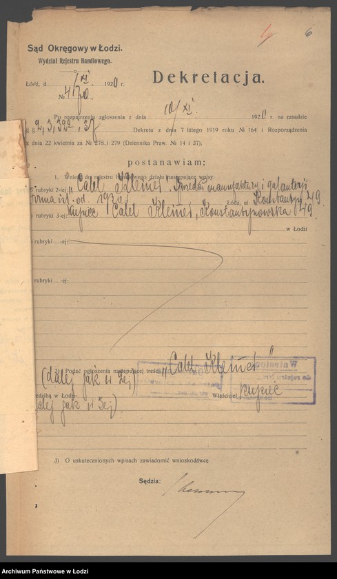 Obraz 8 z jednostki "Celel Kleiner- sprzedaż manufaktury i galanterji"