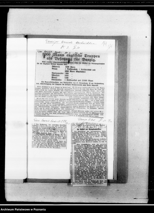 Obraz 19 z jednostki "Sprawa wolnego miasta Gdańska [wycinki prasowe z gazety "Danziger Neueste Nachrichten"]"