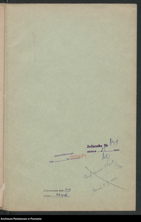 Obraz 19 z jednostki "A. betr. Stanislaus von Wierusz-Kowalski"