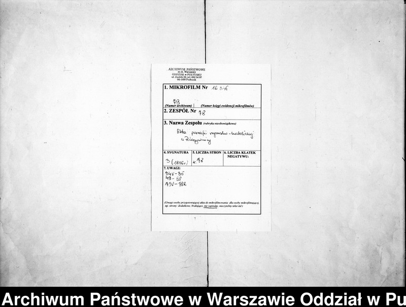 image.from.unit.number "Akta urodzeń, małżeństw i zgonów"