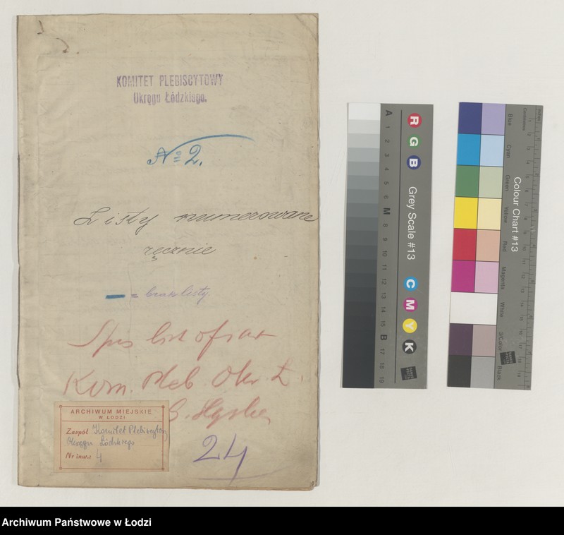 Obraz 2 z jednostki "Spis list ofiar Łódzkiego Komitetu Dor[aźnej] Pomocy dla Górnoślązaków"