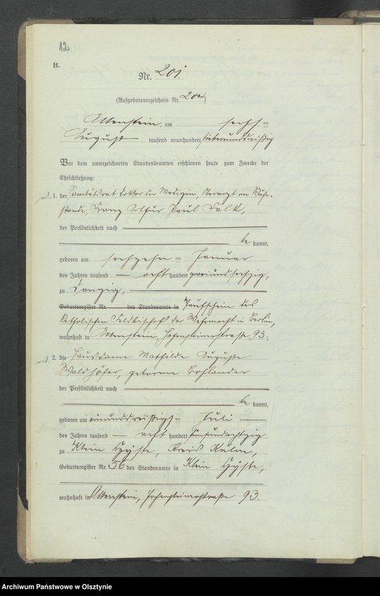 image.from.unit.number "Heirats-Haupt-Register Tom II, Nr 196-397"