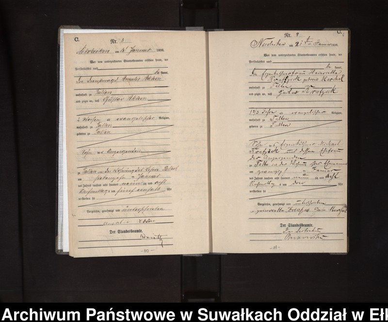 image.from.unit.number "Sterbe-Haupt-Register des Königlichen Preussischen Standes-Amtes Nikolaiken Kreis Sensburg"