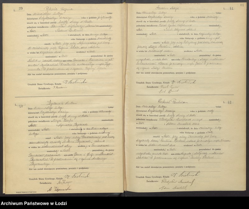 Obraz 13 z jednostki "Akta zgonów"