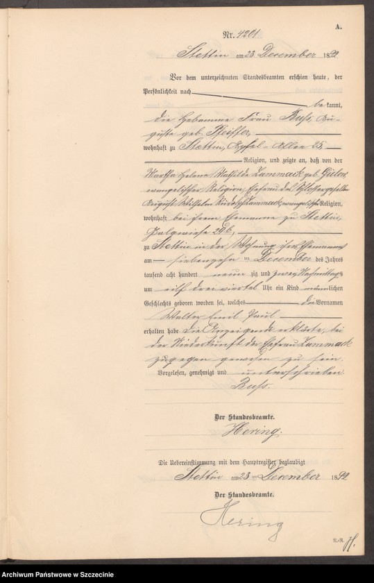 image.from.unit.number "Geburts-Register (Neben-Register) Band X"