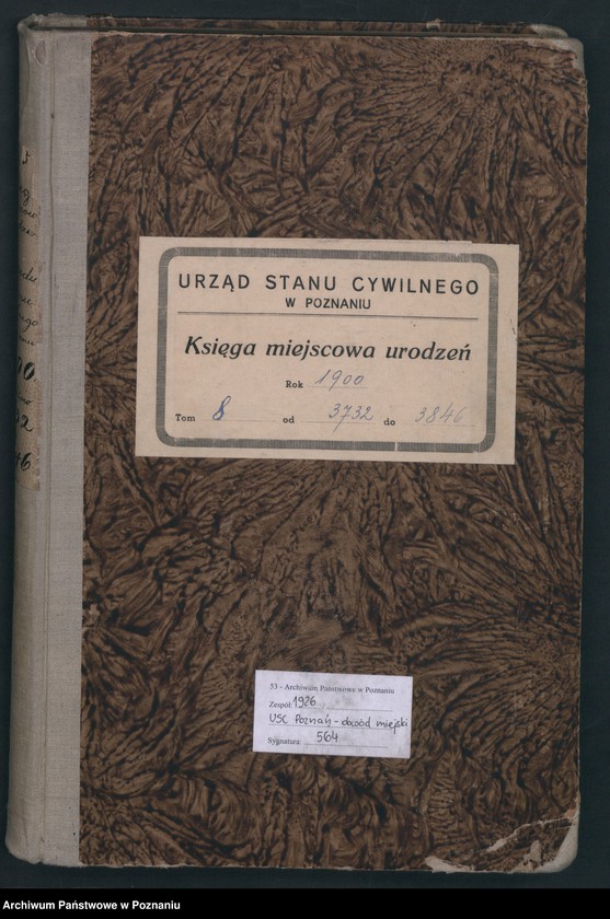 Obraz 2 z jednostki "Księga miejscowa urodzeń"