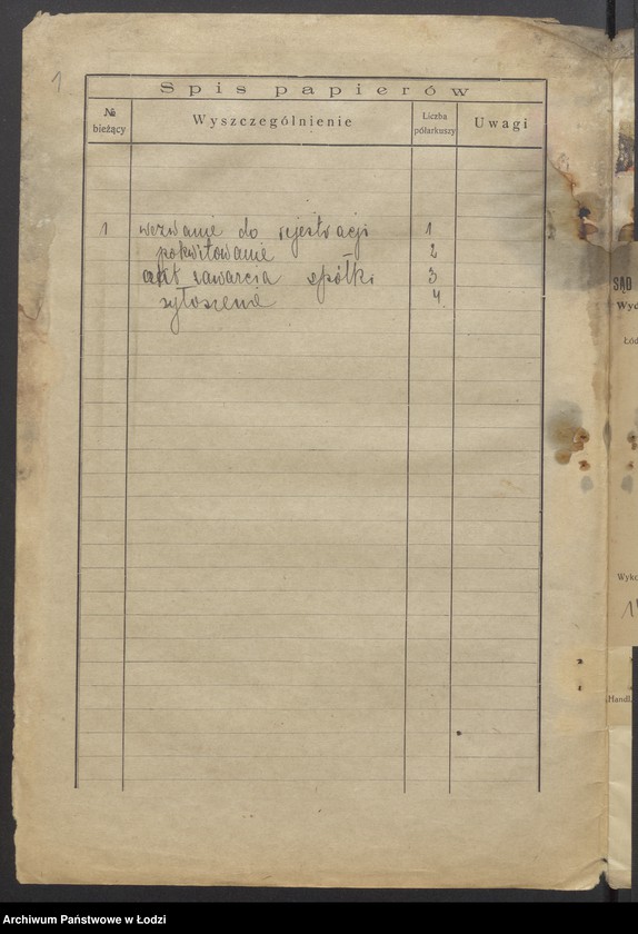 Obraz 3 z jednostki "Hersz Ber Weintraub, Icek Klein- sprzedaż i kupno skór"