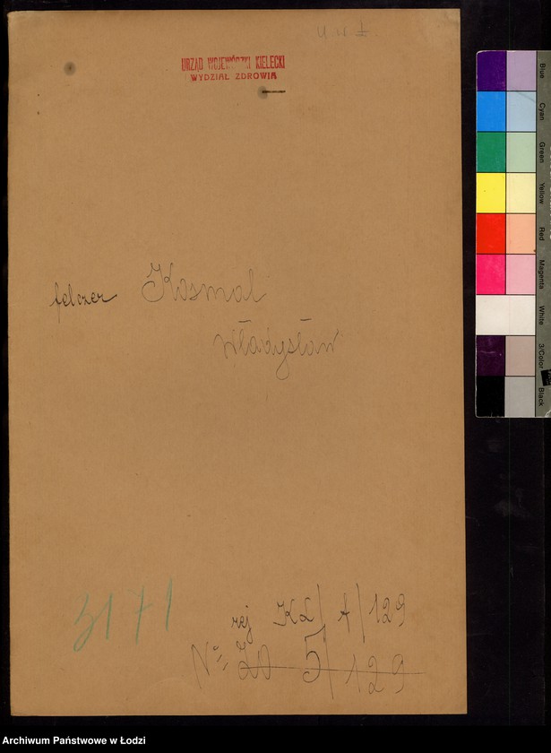 Obraz 2 z jednostki "Kosmal Władysław - felczer - akta rejestracyjne"