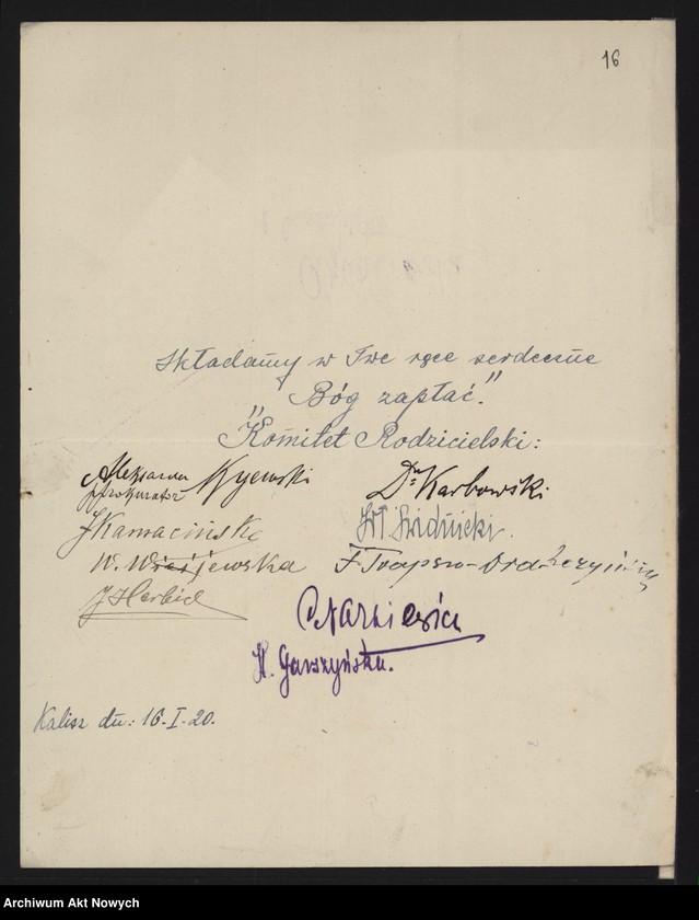 image.from.unit.number "Sprawy pomocy dla szkół i organizacji oświatowych; rezolucja zjazdu Polskiego Towarzystwa Pedagogicznego. Korespondencja, podania, wycinek prasowy. "Dziennik Pomorski", 14 III 1920 nr 61"