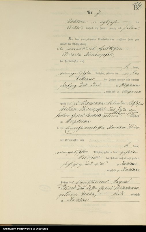 image.from.unit.number "Heiraths-Neben-Register Nr 1 - 24"