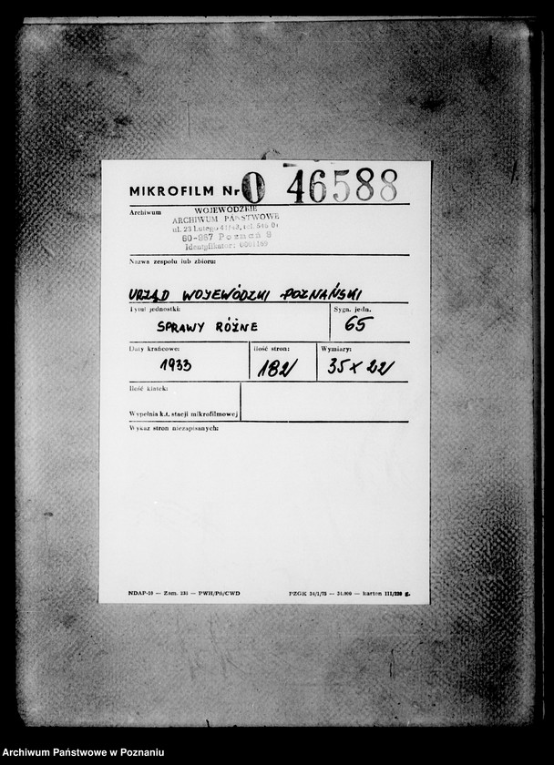 Obraz 2 z jednostki "Sprawy różne"